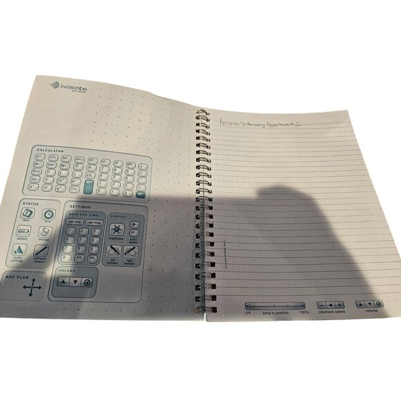 LiveScribe Starter Notebook Echo Smartpen 2GB Instructions FOR PARTS Not Working - Picture 4 of 8